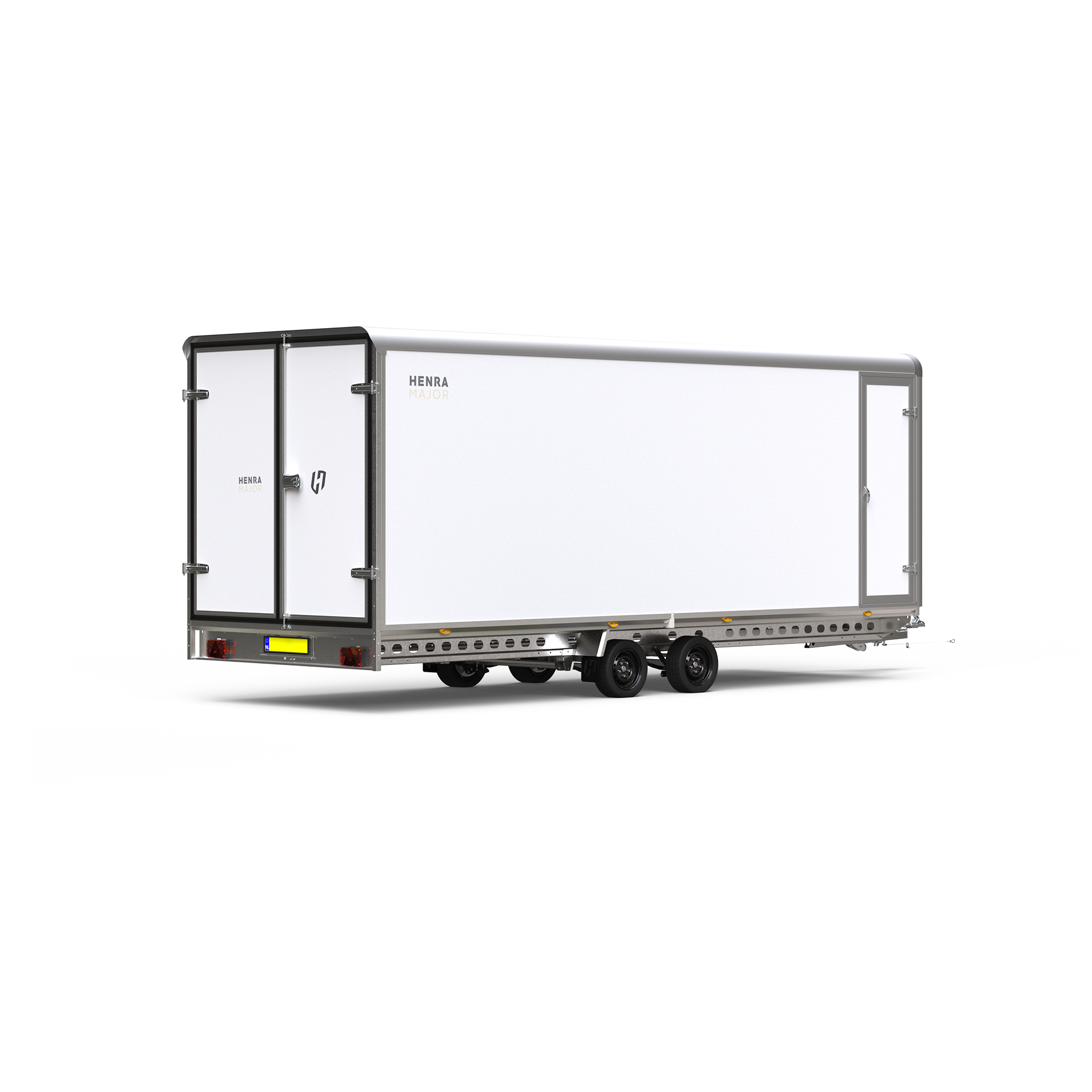 Gesloten plateauwagen